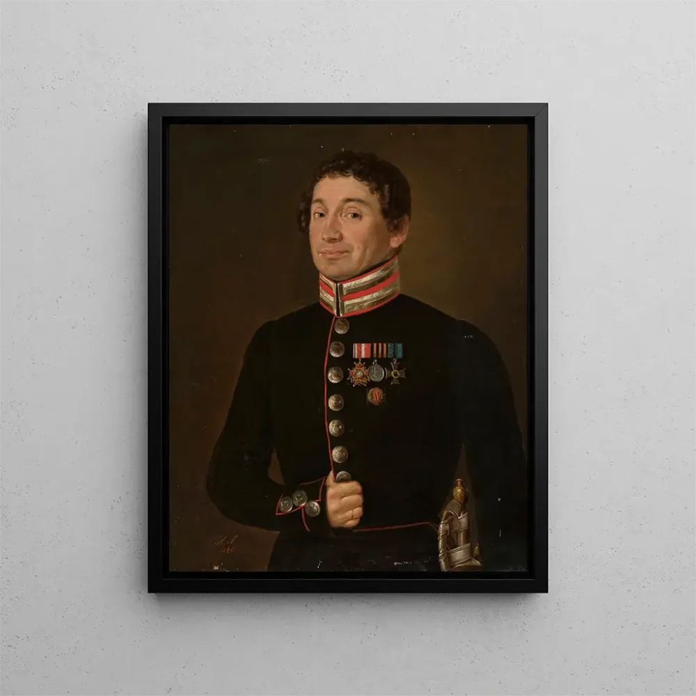 Maalaus Portrait d'un officier militaire russe - Aleksander Stankiewicz | Taidetuloste