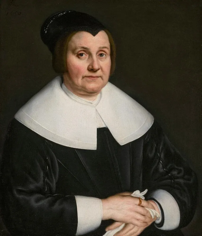 Maalaus Portrait d'une dame - Adam Camerarius | Taidetuloste