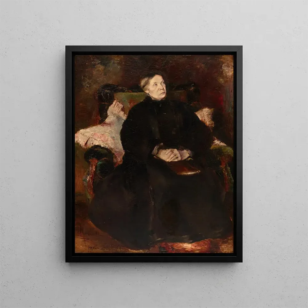 Maalaus Portrait d'une dame - Adolphe Monticelli | Taidetuloste