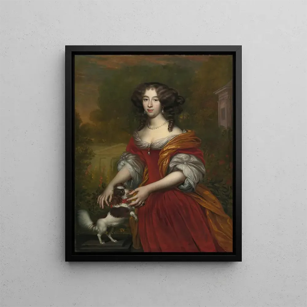 Maalaus Portrait d'une dame - Adriaen Backer | Taidetuloste