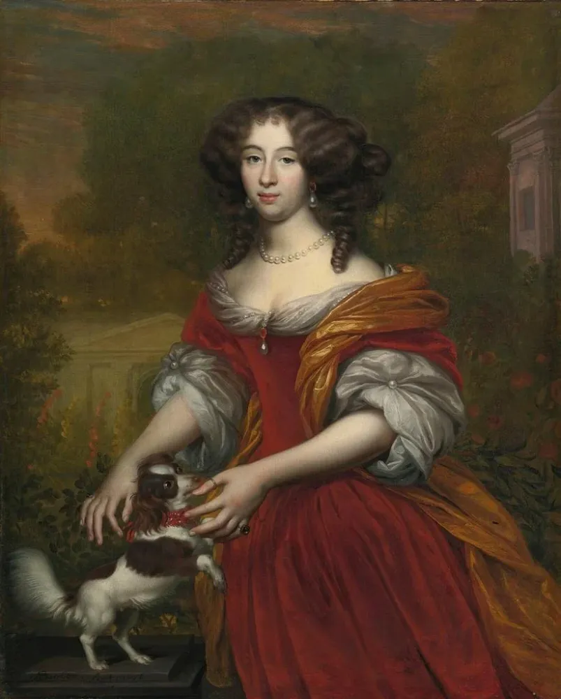 Maalaus Portrait d'une dame - Adriaen Backer | Taidetuloste