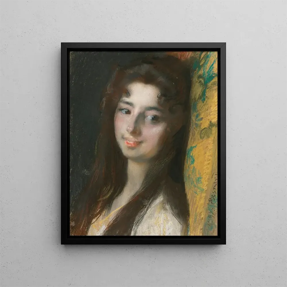Maalaus Portrait d'une dame - Albert Besnard | Taidetuloste