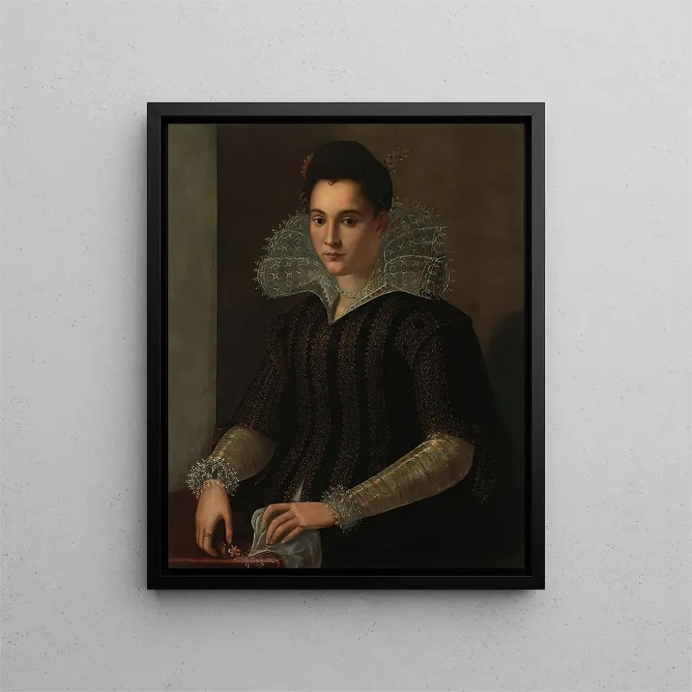 Maalaus Portrait d'une dame - Alessandro Allori | Taidetuloste