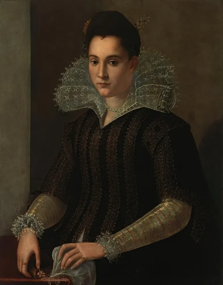 Maalaus Portrait d'une dame - Alessandro Allori | Taidetuloste
