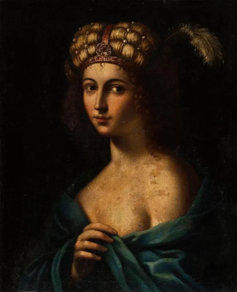 Maalaus Portrait d'une dame - Anonyme | Taidetuloste