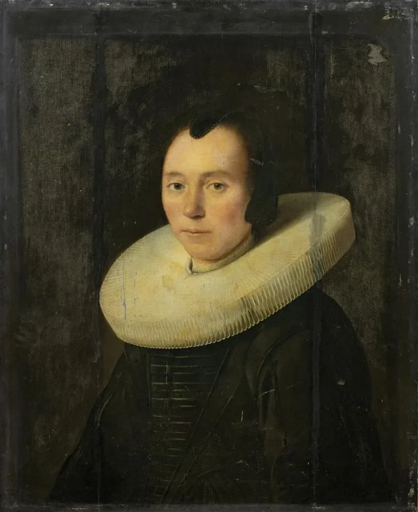 Maalaus Portrait d'une dame - Anthonie Palamedesz | Taidetuloste