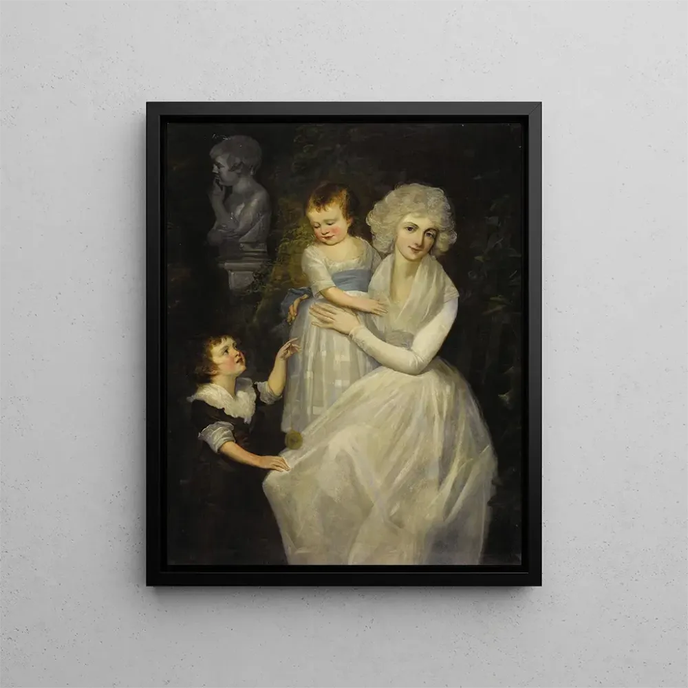 Maalaus Portrait d'une dame avec ses enfants - Après Thomas Gainsborough | Taidetuloste