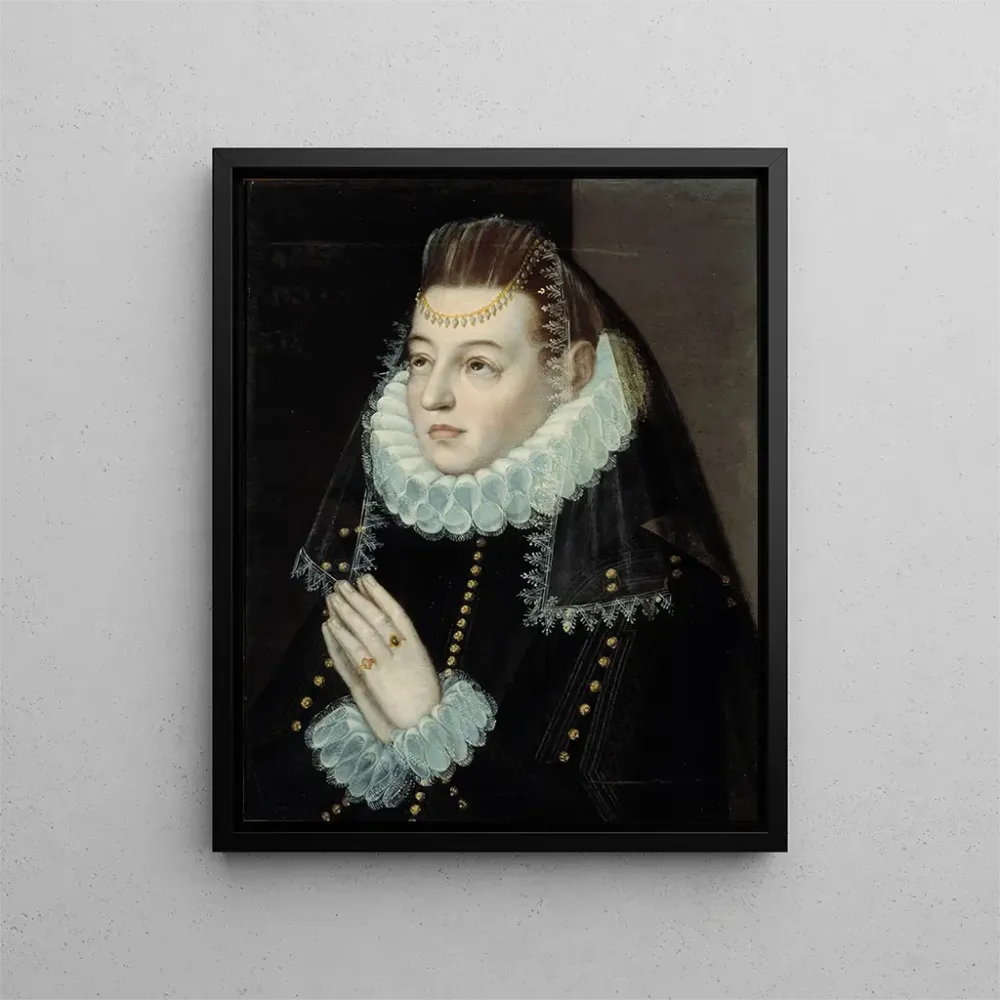 Maalaus Portrait d'une dame - Baltasar de Echave Orio | Taidetuloste