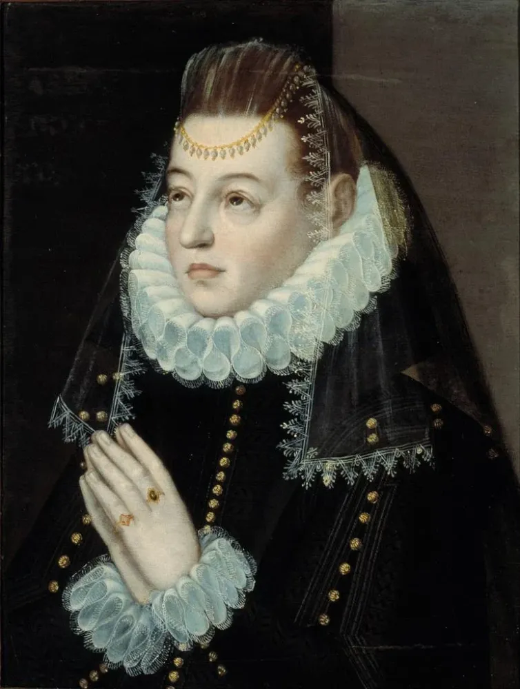 Maalaus Portrait d'une dame - Baltasar de Echave Orio | Taidetuloste