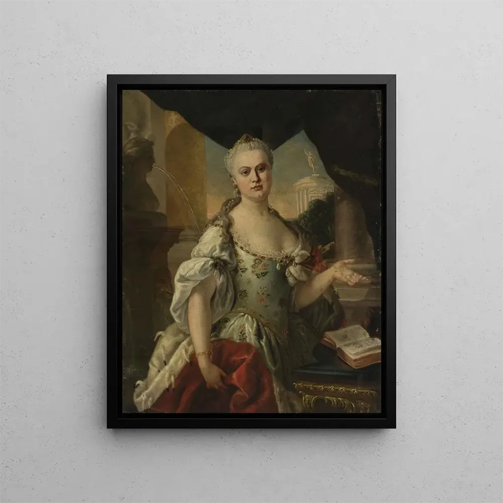 Maalaus Portrait d'une dame (Confliktin tapaus 1) - Anonyymi | Taidetuloste