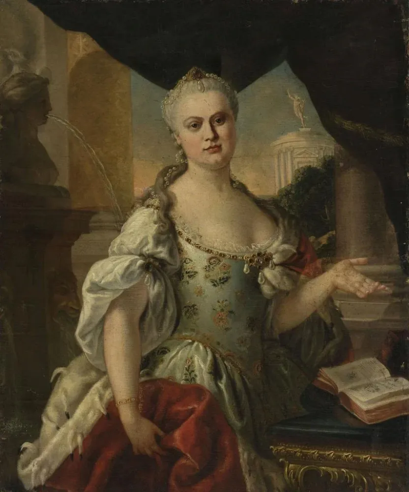 Maalaus Portrait d'une dame (Confliktin tapaus 1) - Anonyymi | Taidetuloste