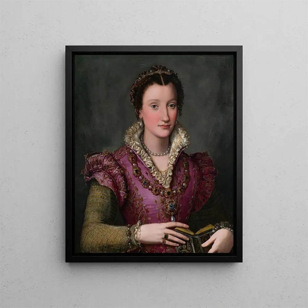 Maalaus Portrait d'une dame (conflit de cas) - Alessandro Allori | Taidetuloste