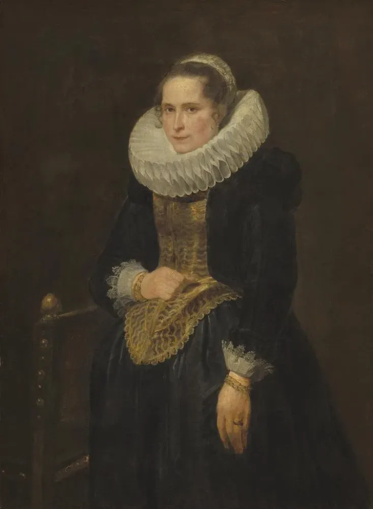 Maalaus Portrait d'une dame flamande - Antoine van Dyck | Taidetuloste