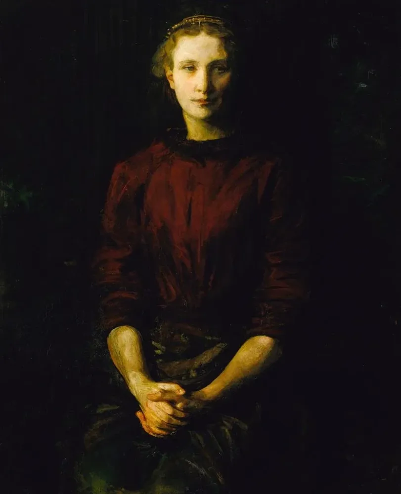 Maalaus Portrait d'une dame Mme William B. Cabot - Abbott Handerson Thayer | Taidetuloste