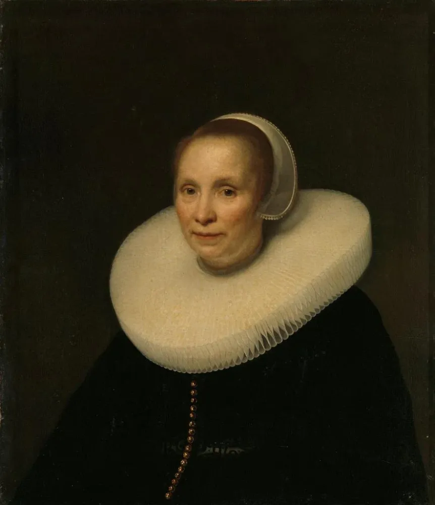 Maalaus Portrait d'une femme - Abraham Lambertsz van den Tempel | Taidetuloste