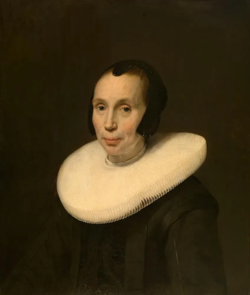 Maalaus Portrait d'une femme - Abraham de Vries | Taidetuloste