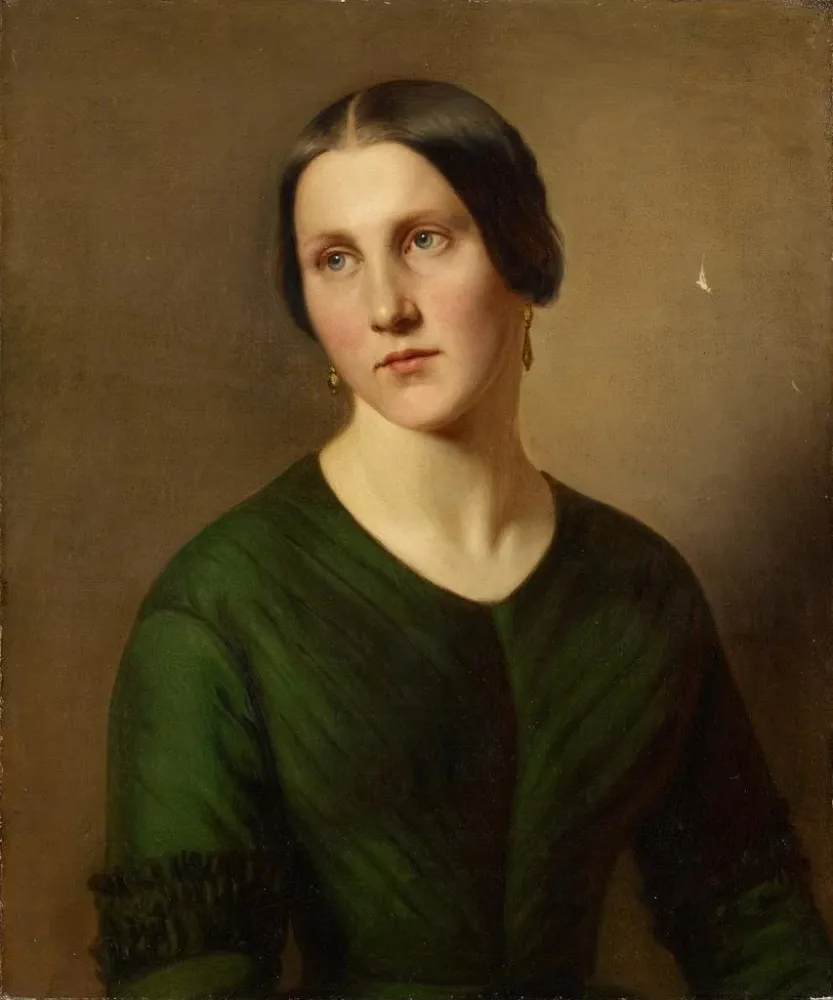 Maalaus Portrait d'une femme - Adolf Follenweider | Taidetuloste
