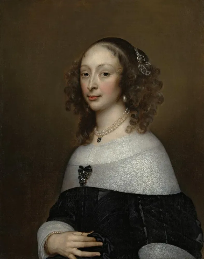 Maalaus Portrait d'une femme - Adriaen Hanneman | Taidetuloste