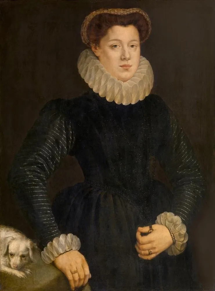 Maalaus Portrait d'une femme - Adriaen Thomasz Key | Taidetuloste