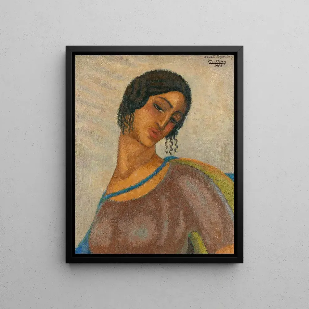 Maalaus Portrait d'une femme - Alfredo Guttero | Taidetuloste