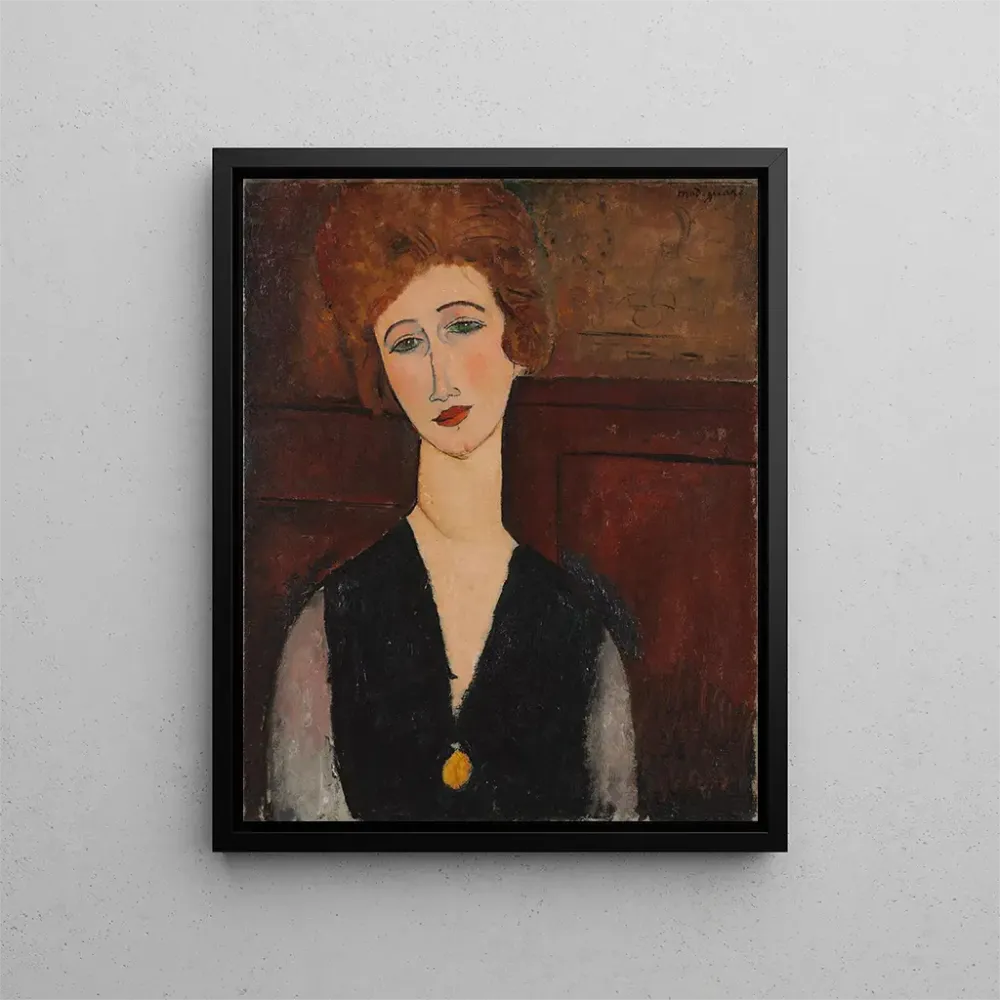 Maalaus Portrait d'une femme - Amedeo Modigliani | Taidetuloste