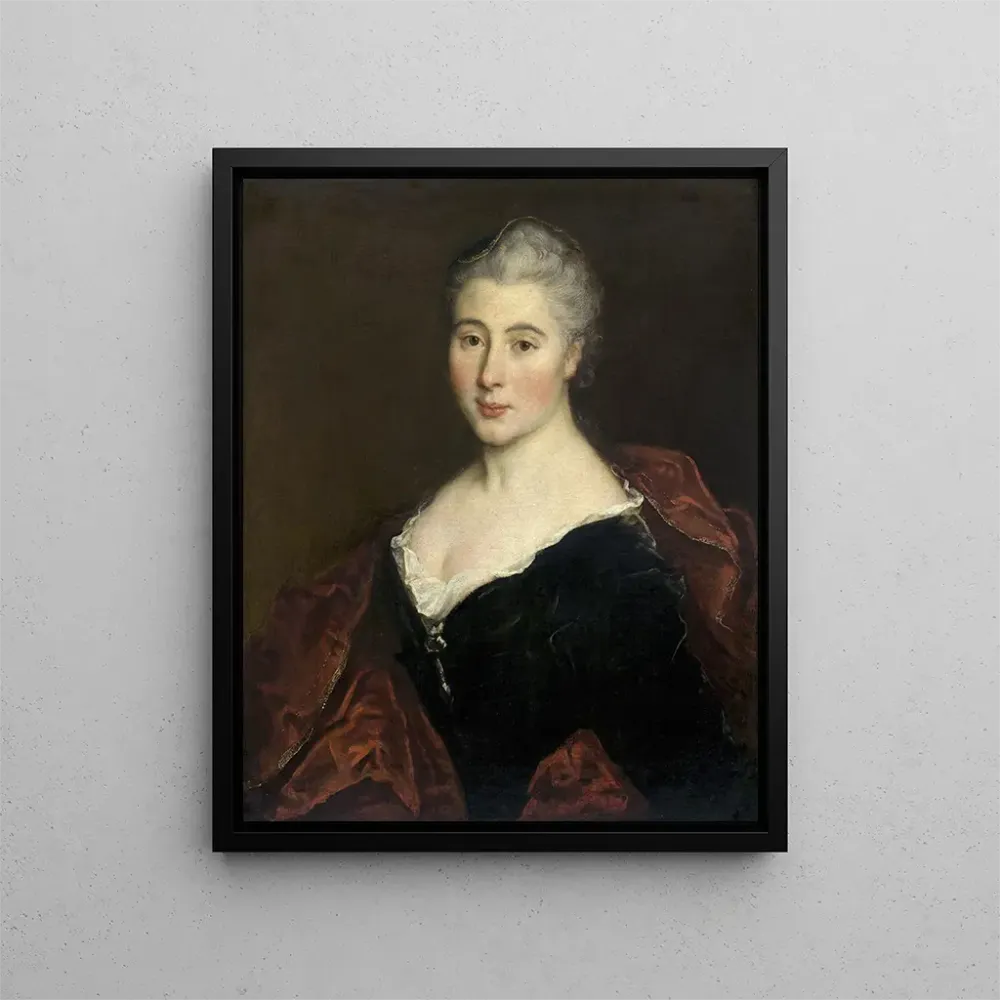 Maalaus Portrait d'une femme - Anonyme