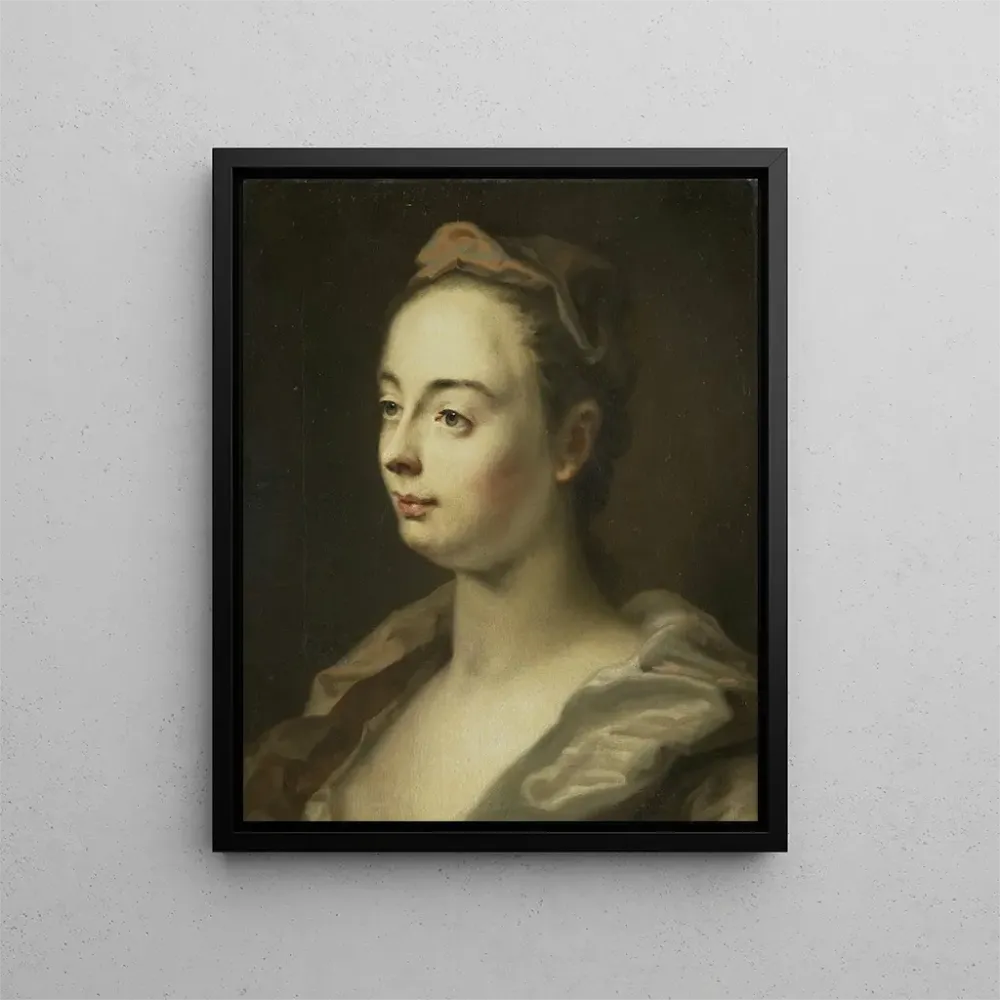 Maalaus Portrait d'une femme - Balthasar Denner | Taidetuloste