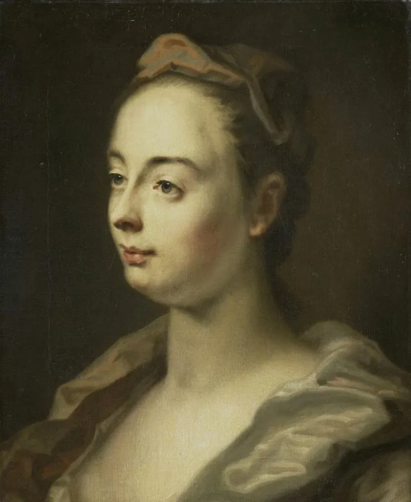 Maalaus Portrait d'une femme - Balthasar Denner | Taidetuloste