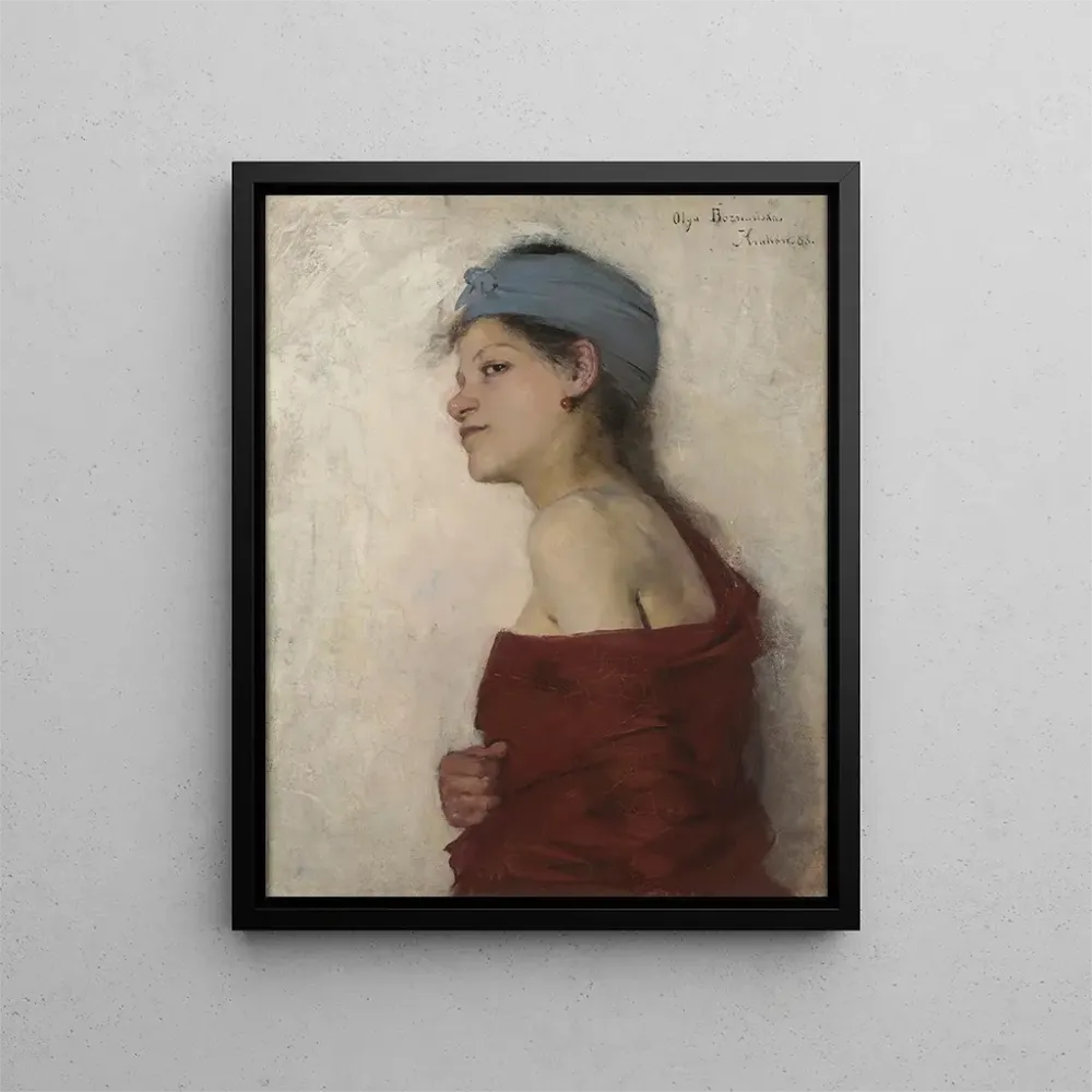 Maalaus Portrait d'une femme, femme gitane - Olga Boznanska | Taidetuloste
