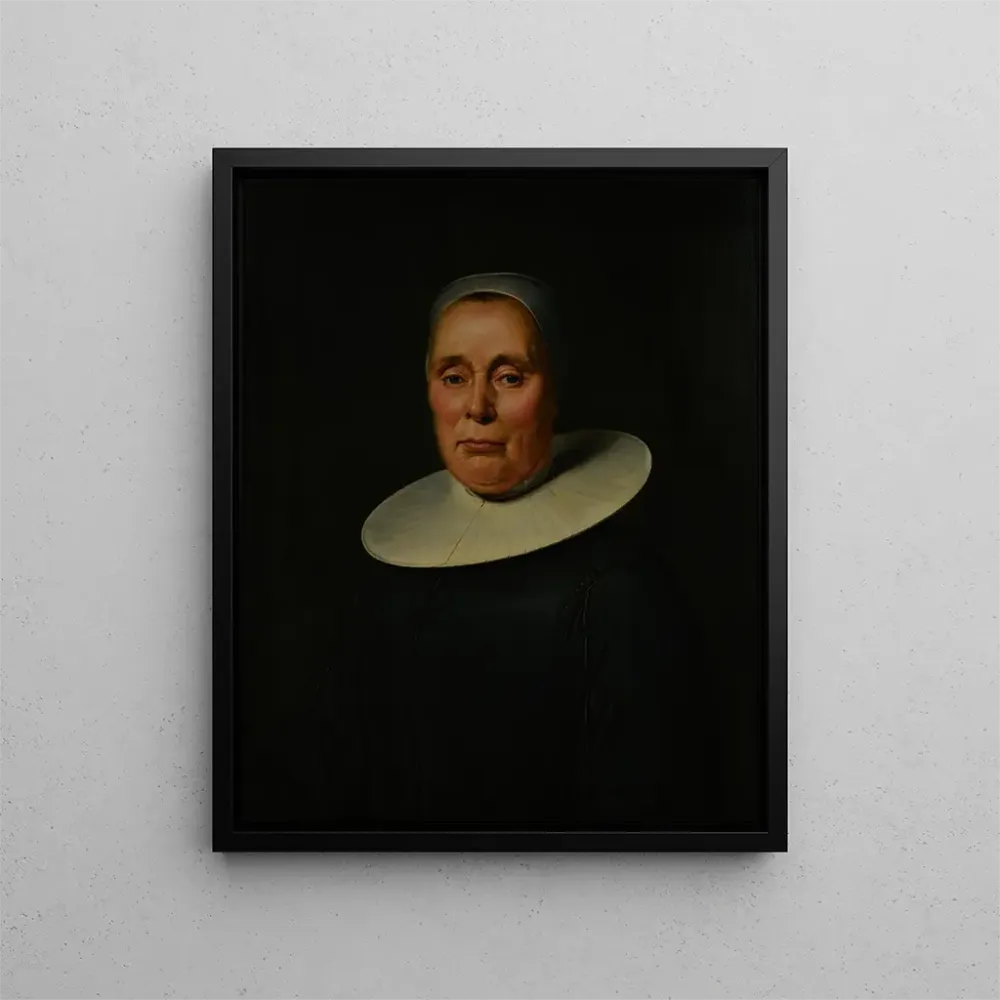 Maalaus Portrait d'une femme inconnue - Petrus Schotanus Sterringa | Taidetuloste