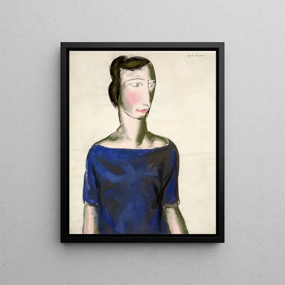 Maalaus Portrait d'une fille - Alfred Henry Maurer | Taidetuloste