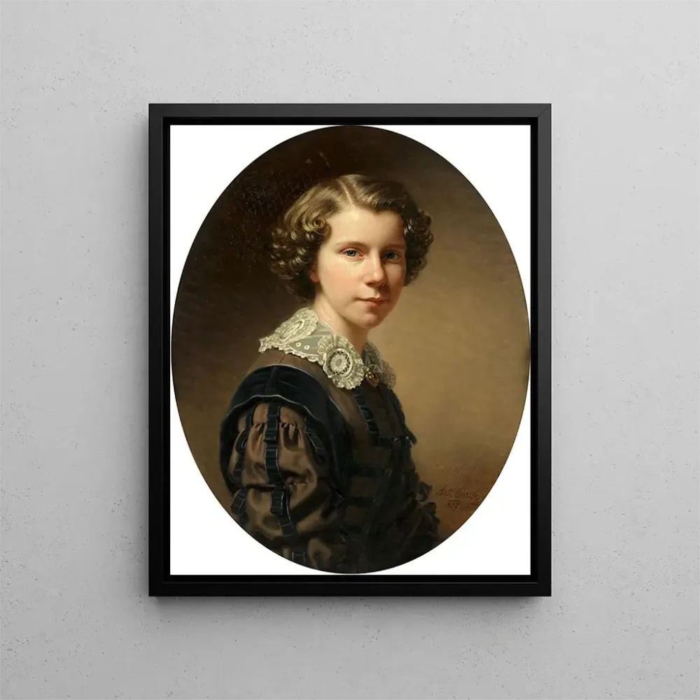 Maalaus Portrait d'une fille - Anton Einsle | Taidetuloste