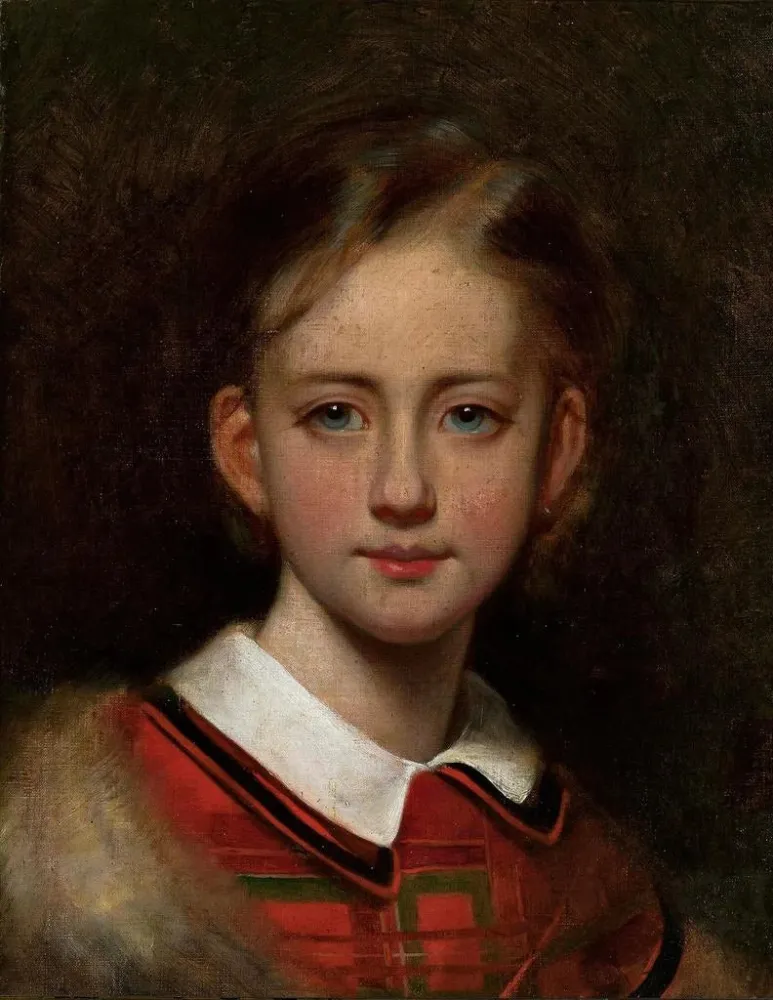 Maalaus Portrait d'une fille - Artur Grottger | Taidetuloste