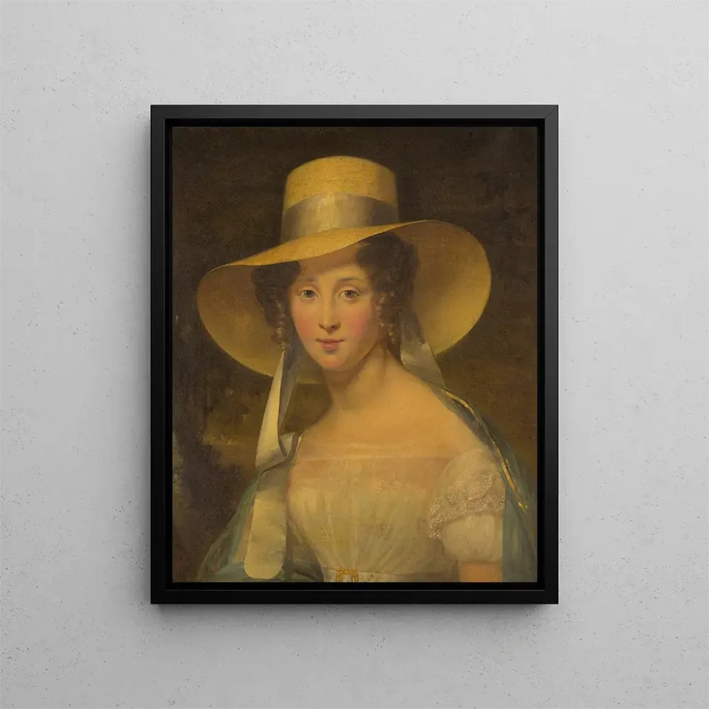Maalaus Portrait d'une jeune femme - Aimé Brune-Pagès | Taidetuloste