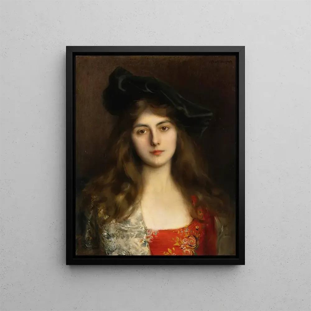 Maalaus Portrait d'une jeune femme - Albert Lynch | Taidetuloste
