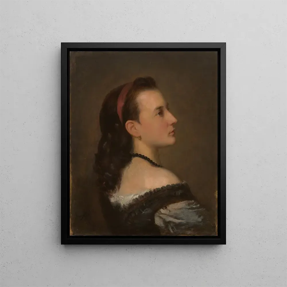 Maalaus Portrait d'une jeune femme - Aleksander Kotsis | Taidetuloste