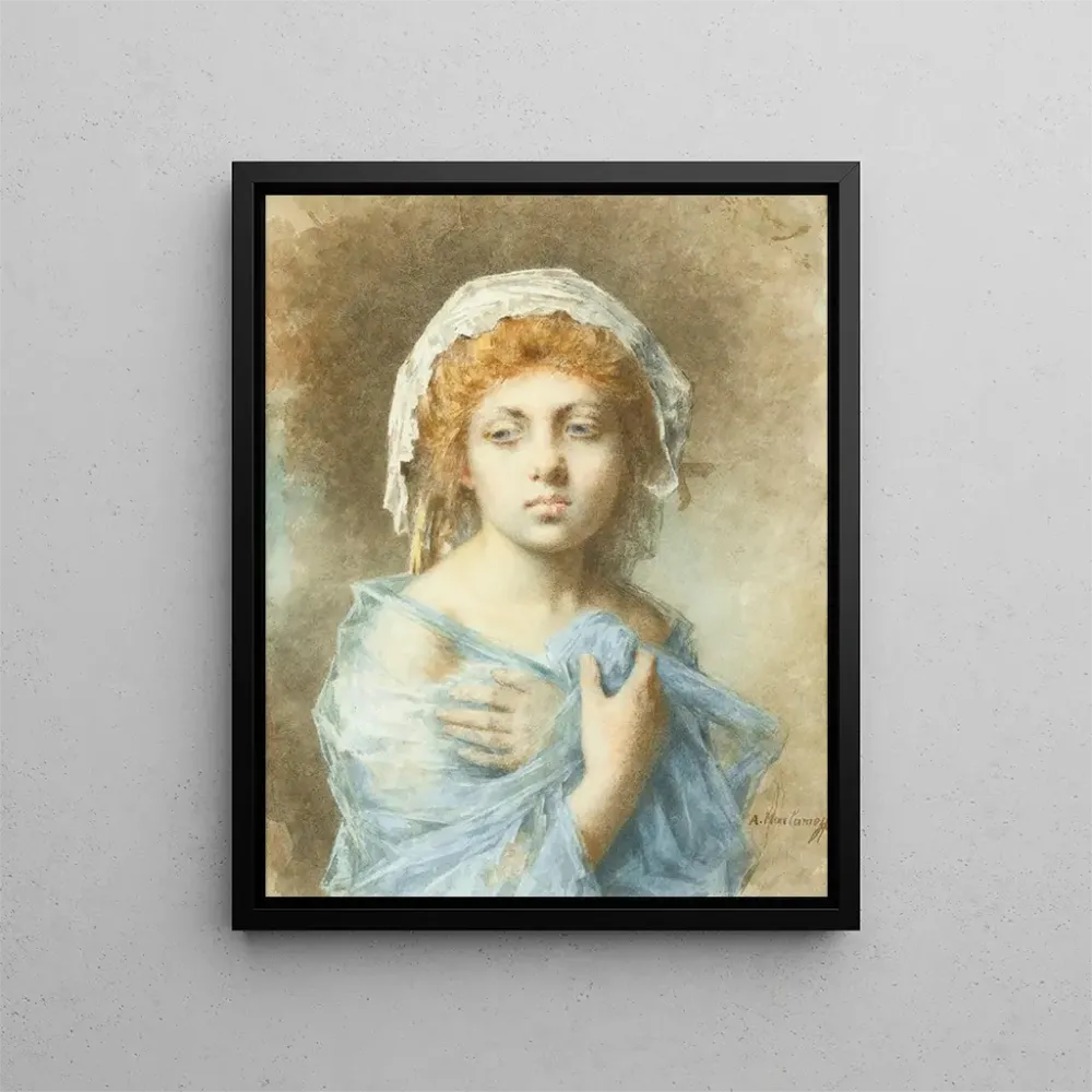 Maalaus Portrait d'une jeune femme - Alexei Harlamoff | Taidetuloste