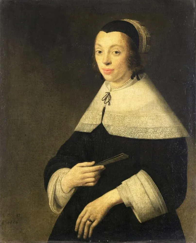 Maalaus Portrait d'une jeune femme - Anthonie Palamedesz | Taidetuloste