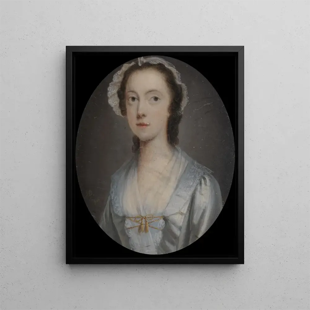 Maalaus Portrait d'une jeune femme - Arthur Devis | Taidetuloste