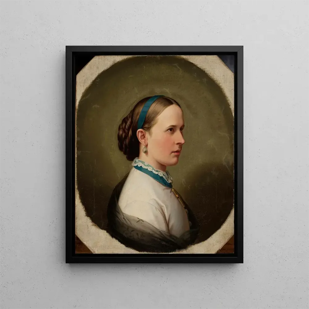 Maalaus Portrait d'une jeune femme - Artur Grottger | Taidetuloste