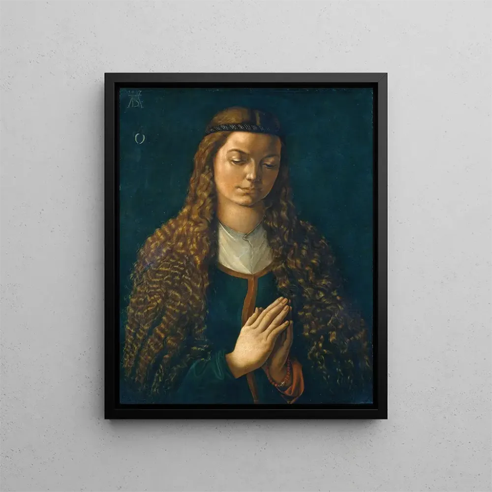 Maalaus Portrait d'une jeune femme aux cheveux lâchés - Albrecht Dürer | Taidetuloste
