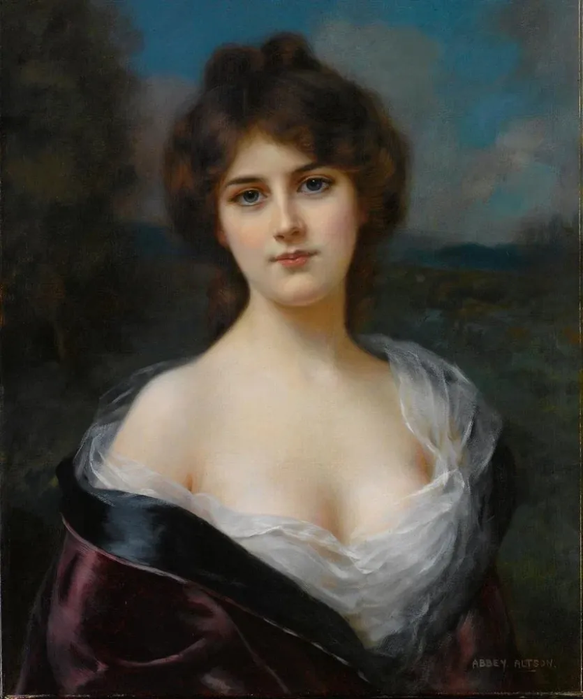 Maalaus Portrait de femme - Abbey Altson | Taidetuloste
