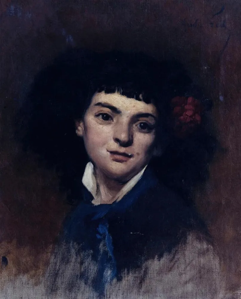 Maalaus Portrait de femme - André Gill | Taidetuloste