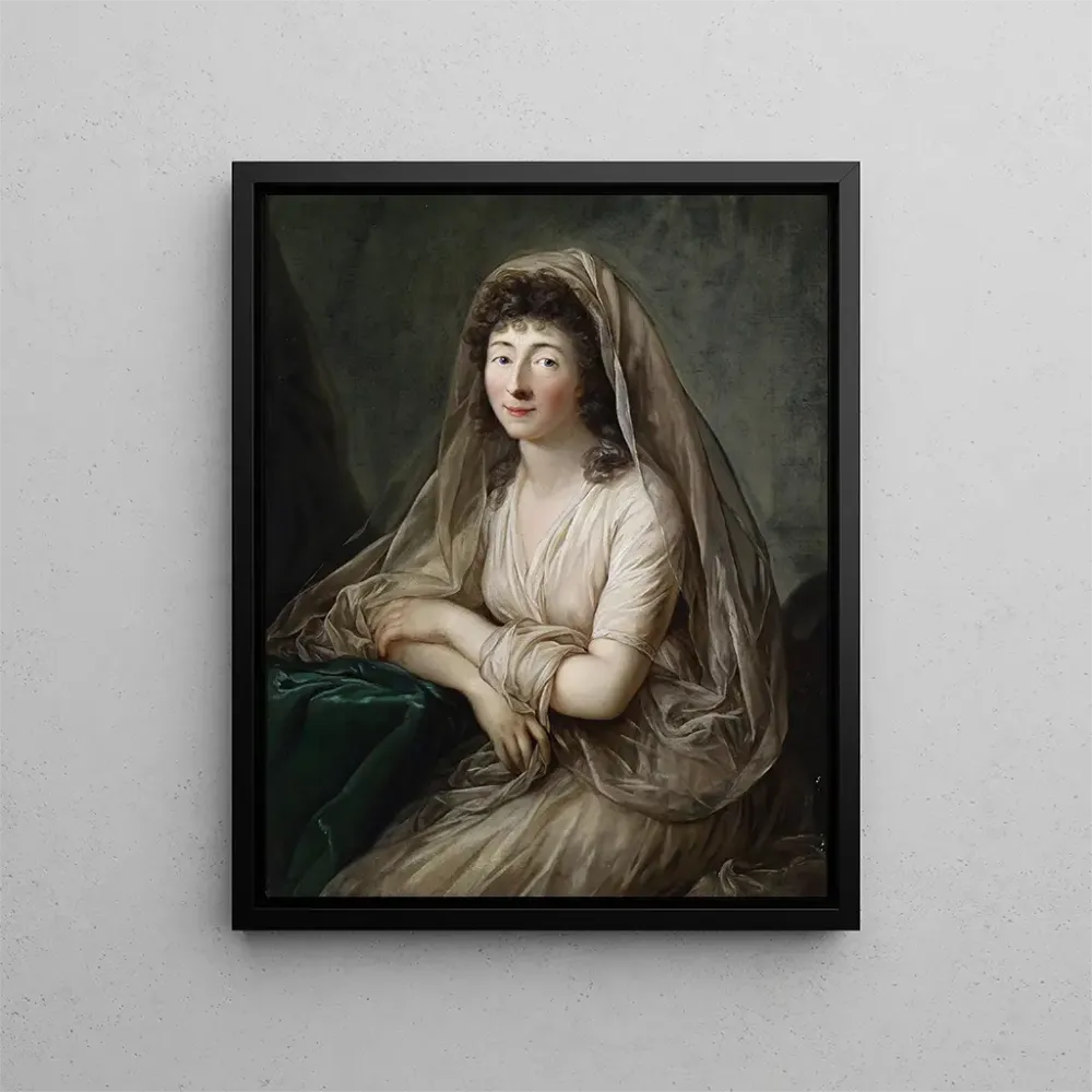 Maalaus Portrait de femme - Anton Graff | Taidetuloste