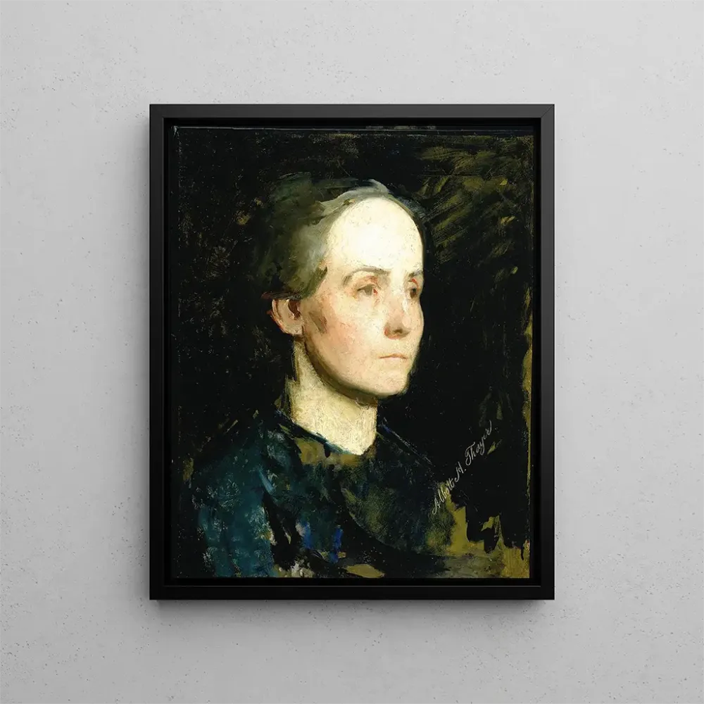 Maalaus Portrait de femme Mlle Gertrude Bloede - Abbott Handerson Thayer | Taidetuloste