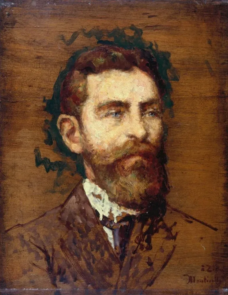 Maalaus Portrait de François Ziem - Adolphe Monticelli | Taidetuloste