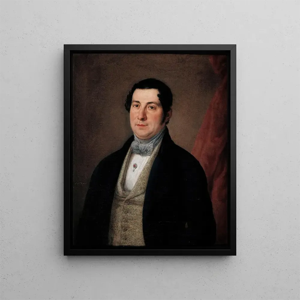 Maalaus Portrait gentleman - Antonio Marí Esquivel | Taidetuloste