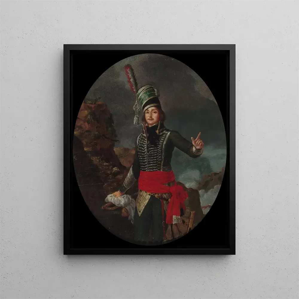 Maalaus Portrait du général François Marceau des Graviers 1769-1796 - Antoine-François Sergent | Taidetuloste