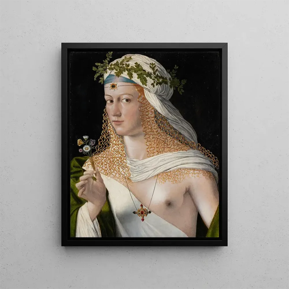 Maalaus Portrait idéalisé d'une courtisane en Flore - Bartolomeo Veneto | Taidetuloste