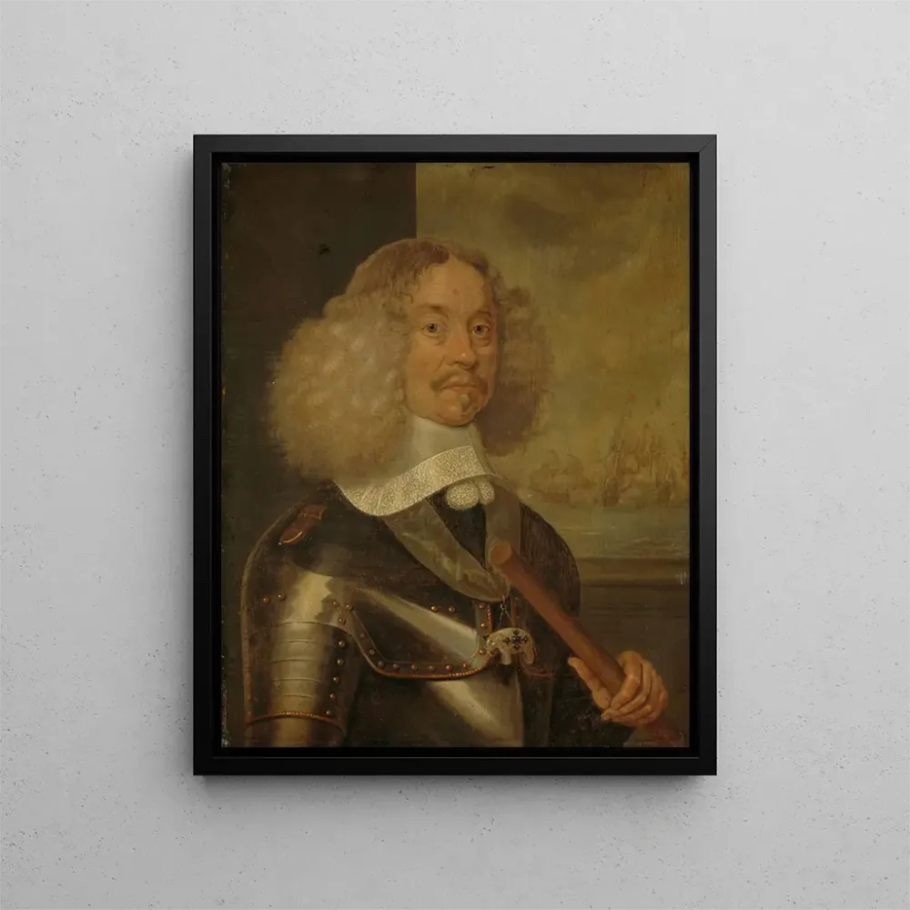 Maalaus Portrait de Jacob Baron van Wassenaer Seigneur d'Obdam Lieutenant-Amiral de Hollande et de West-Frise - Abraham va...